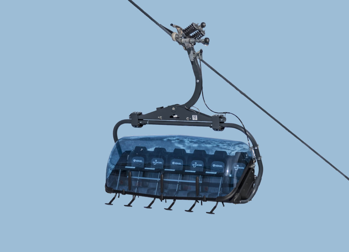 Detachable chairlift POMA • From high performance to high altitude