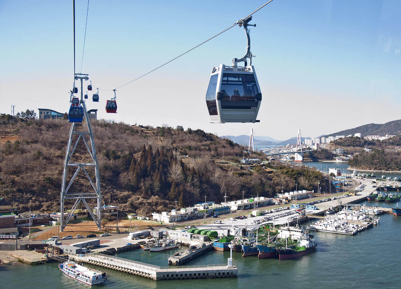 Yeosu Cablecar • Touristic gondola lift in South Corea POMA
