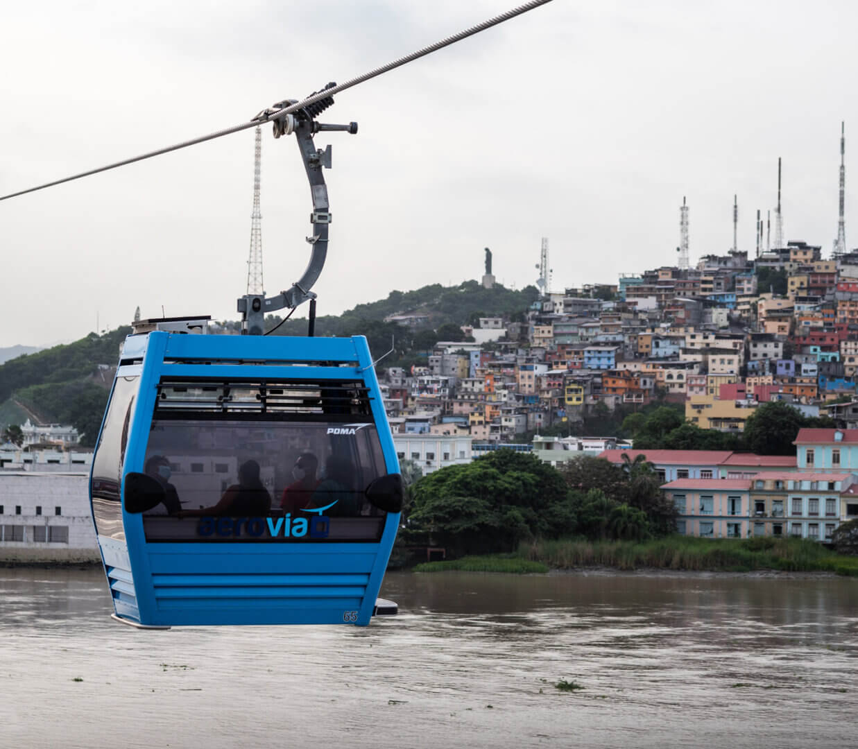 Ecuador Guayaquil Urban cablecar Aerovia POMA