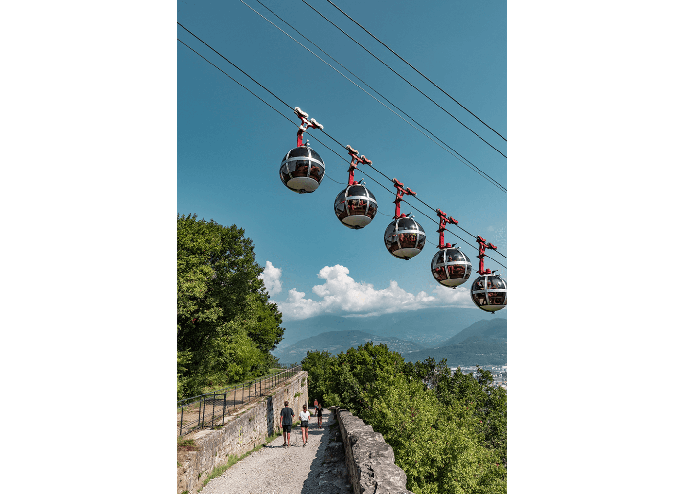 Le téléphérique de la Bastille « Les Bulles de Grenoble » POMA